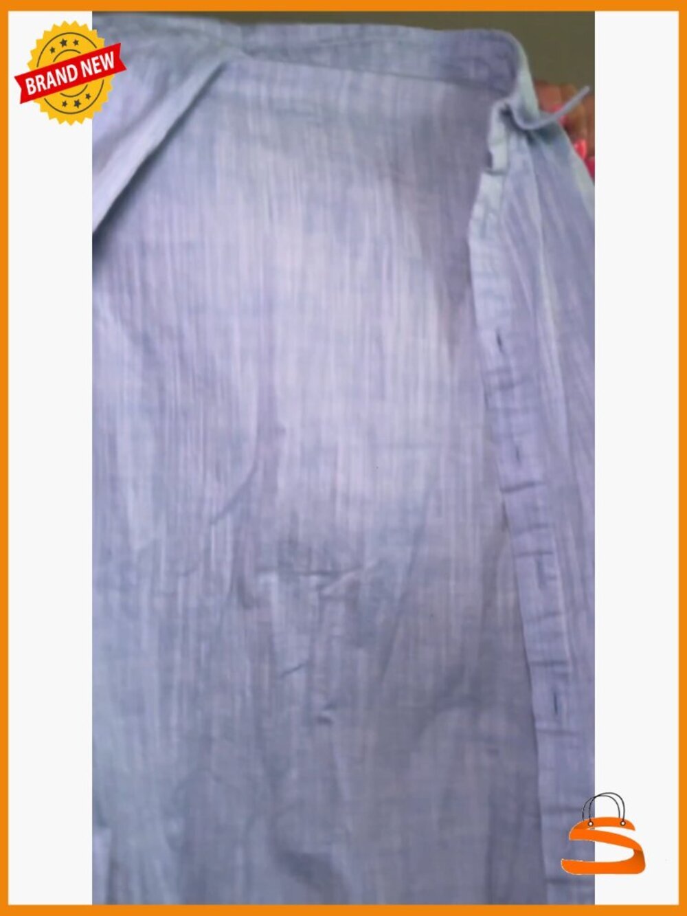 Drop Waist Ruffle Mini Dress with Pockets - Picture 6 of 7